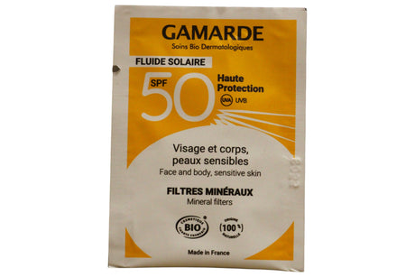 Gamarde, Gamarde, Bio, Sun Protection, Sunscreen Cream, For Face & Body, SPF 50, 2 ml *Sample - Feel You