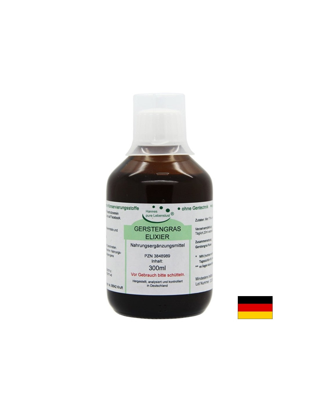 Gerstengras Elixier - Еликсир от ечемичена трева, 300 ml El Compra - Feel You