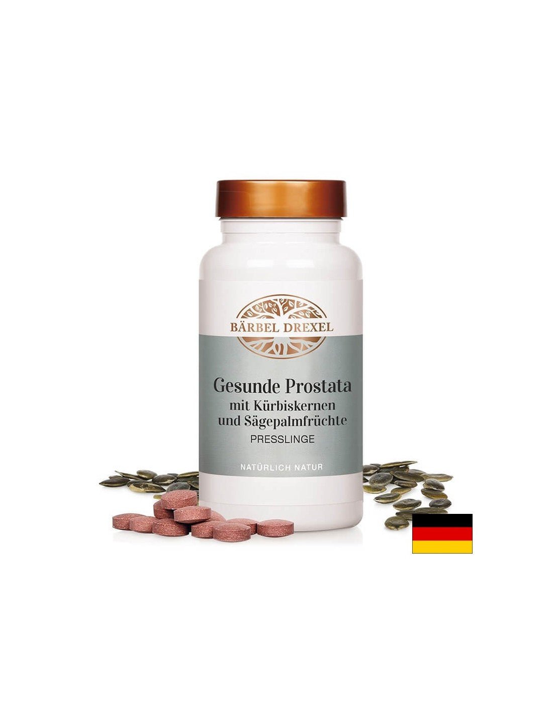 Healthy Prostate - Herbal, Pumpkin and Flaxseed Formula, 240 Tablets Bärbel Drexel