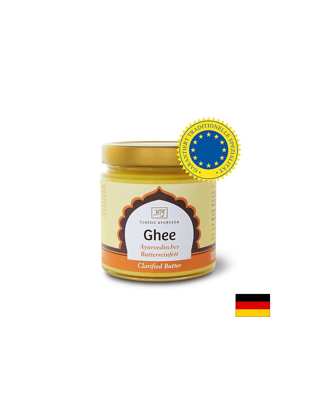 Ghee aus Heumilch gtS bio Ayurveda / Organic ghee butter, 320 g
