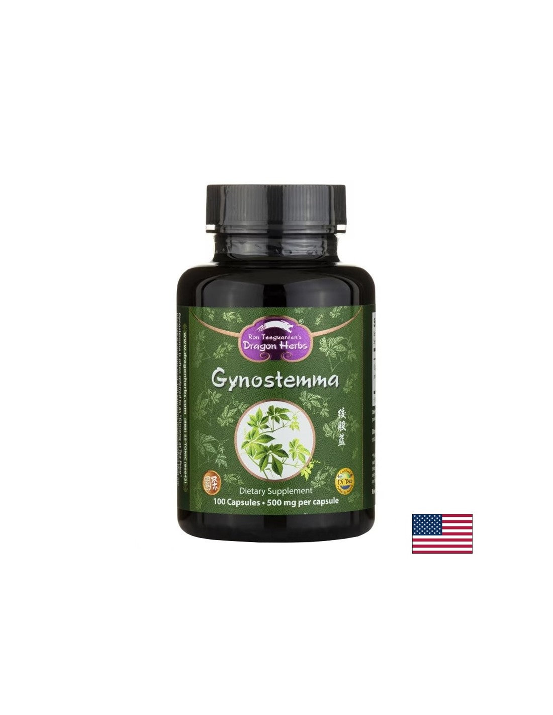 Gynostemma (blood sugar and metabolism), 500 mg x 100 capsules