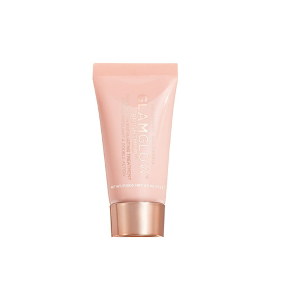 GlamGlow, Brightmud, АХА, Ексфолиране, Крем маска, За лице, 15 мл