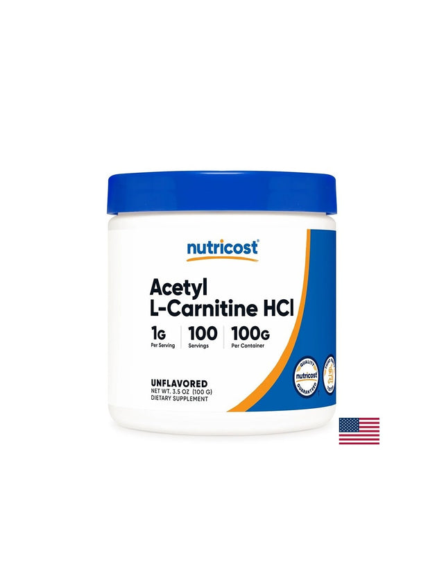 Горене на мазнини - Ацетил-Л-Карнитин (Acetyl L-Carnitine), 100 g прах - Feel You