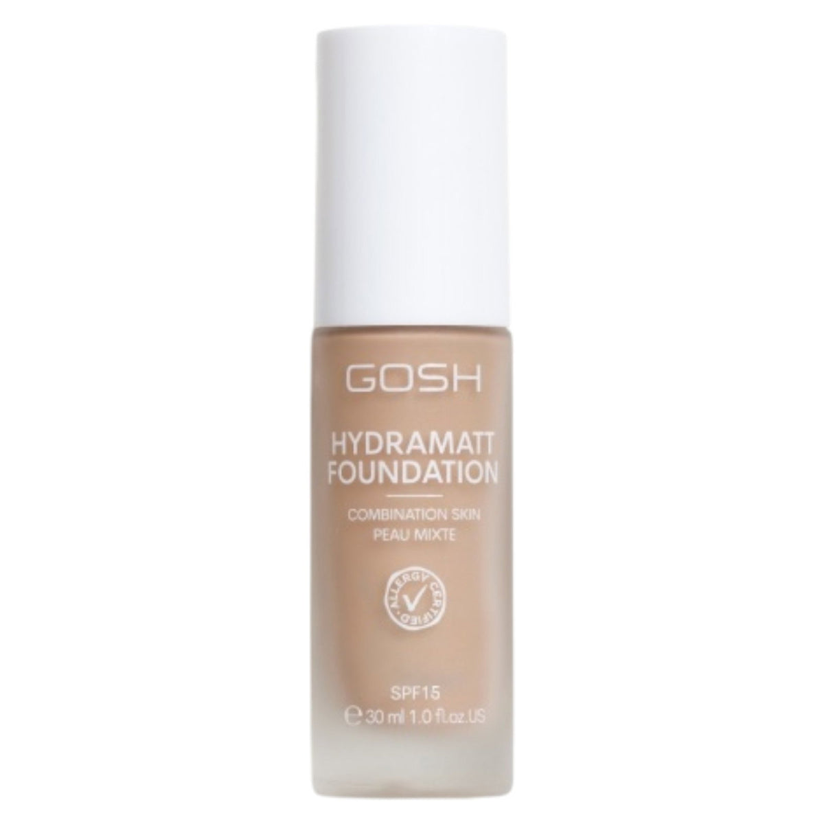Gosh, Hydramatt, Matte, Liquid Foundation, 010R, Light Dark, SPF15, 30 ml