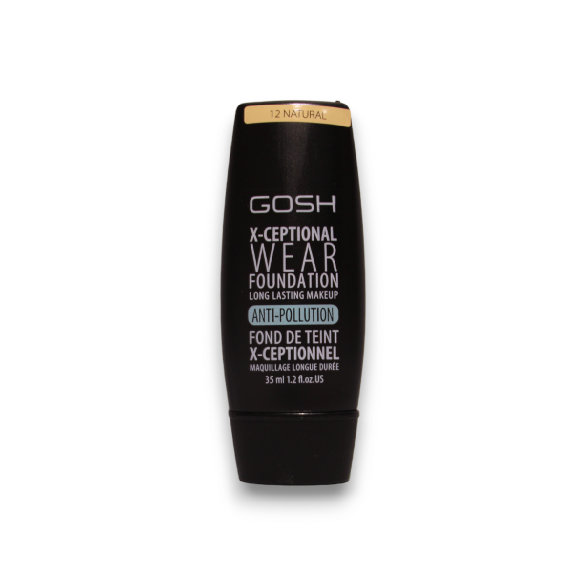 Gosh, X-Ceptional Wear, Cream Foundation, 12, Natural, 30 ml