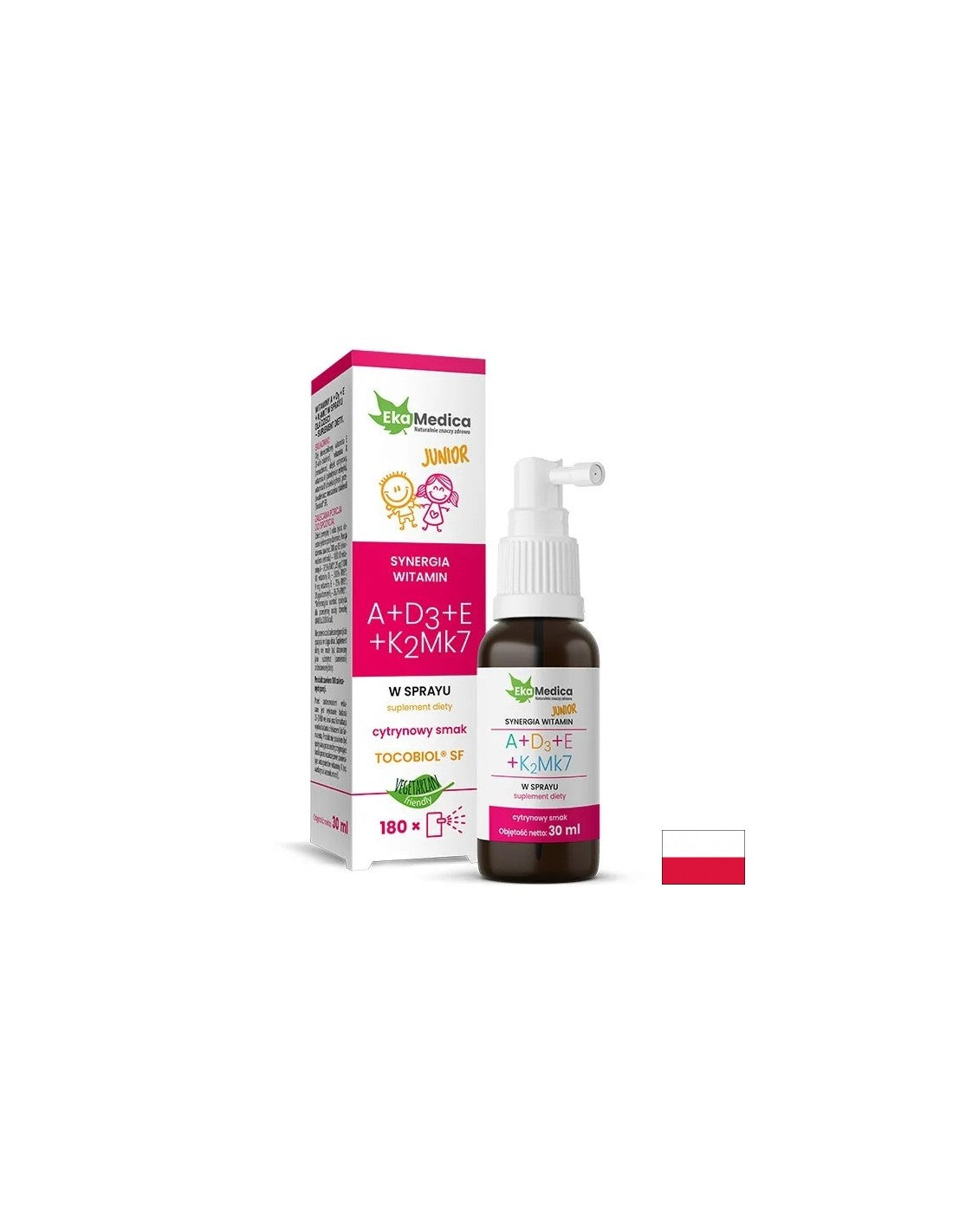 Грижа за костите - Витамини А + D3 + E + K2, 30 ml, орален спрей, 180 дози - Feel You