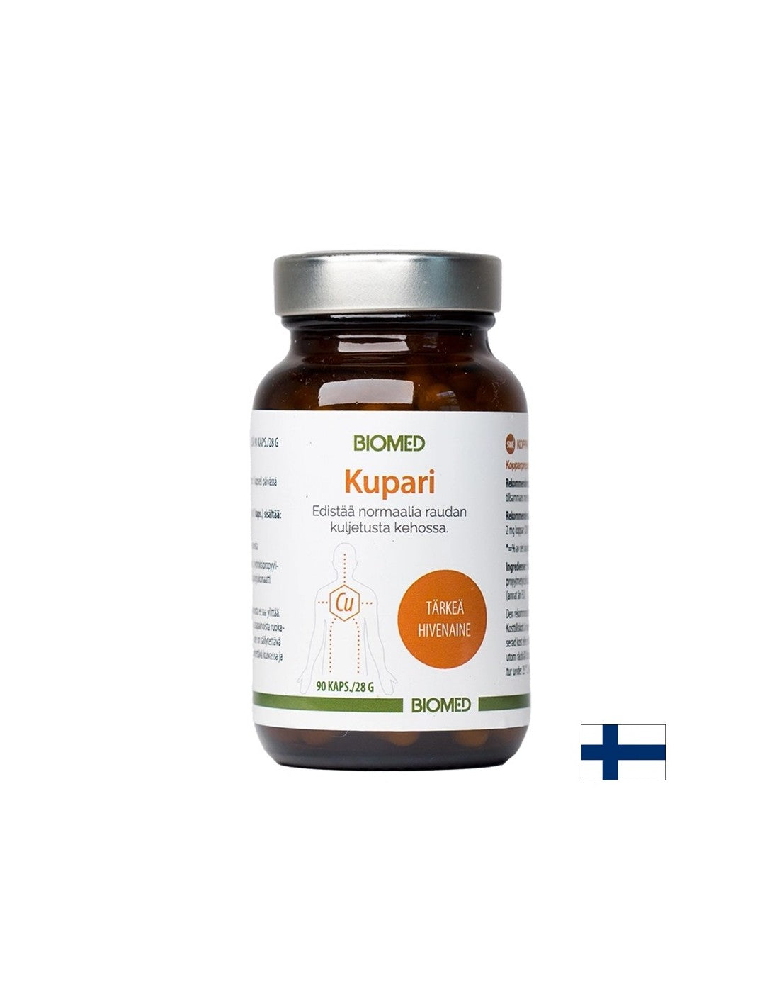 Грижа за кожата и имунитета - Мед (глюконат), 2 mg х 90 капсули
