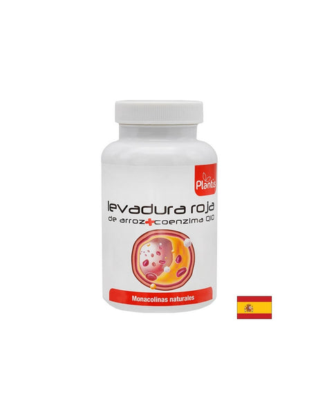 Екстракт от червен ориз и коензим Q10 - Levadura roja Plantis® - контрол на холестерола и здраво сърце, 120 капсули - Feel You