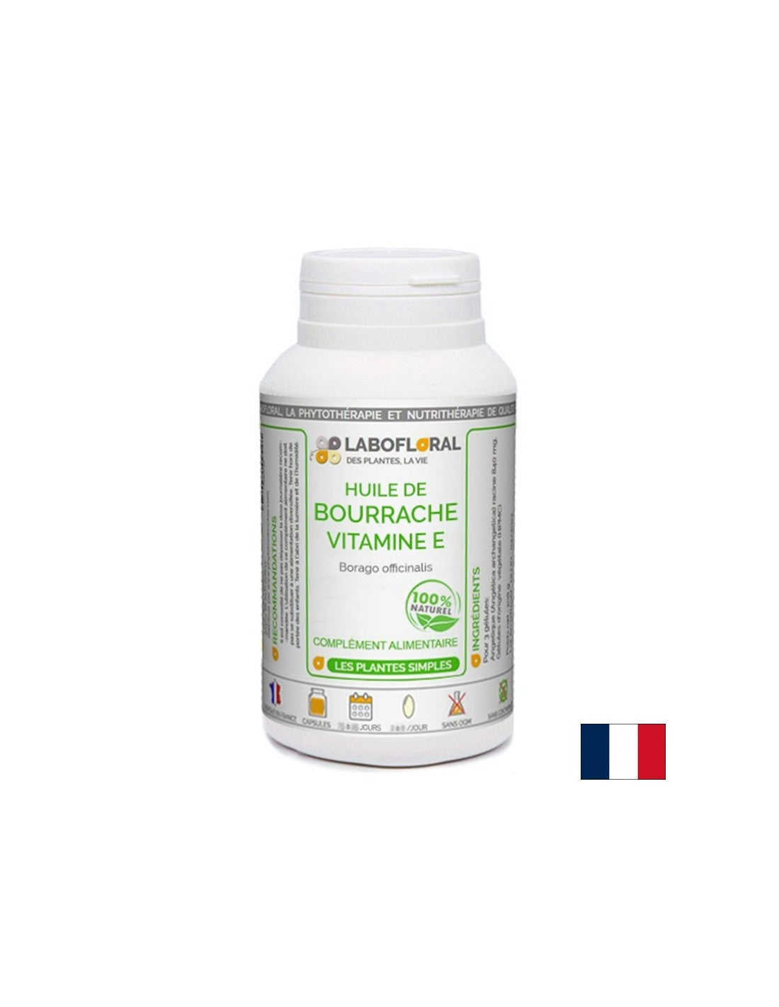 Joint and heart care - Borage oil 500 mg + Vitamin E 6.7 mg, 50 capsules