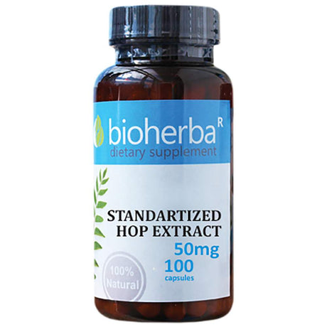 Standartized Hop Extract 50 mg - 60 капсули - Feel You