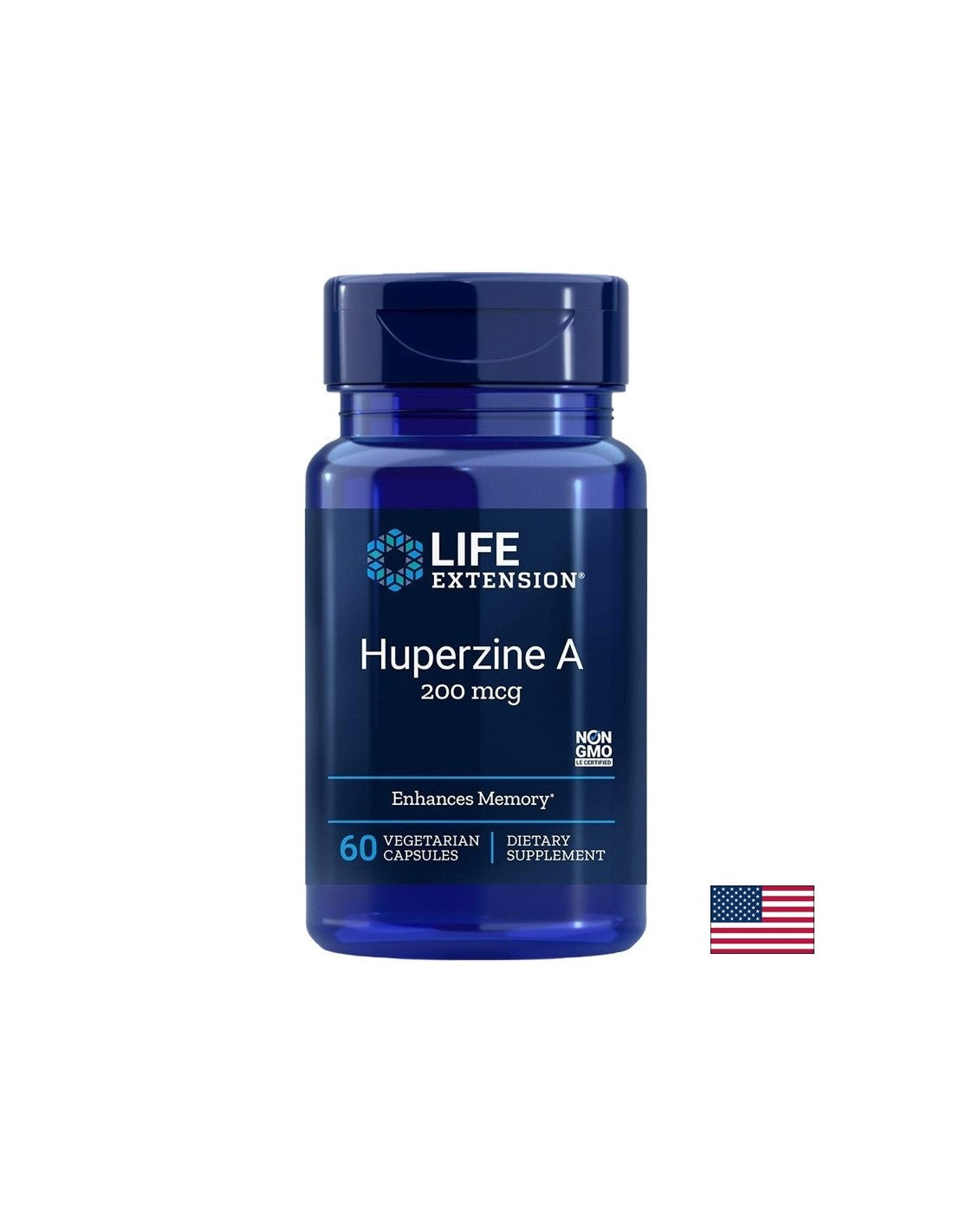 Huperizine A - For focus and memory 200 mcg x 60 capsules