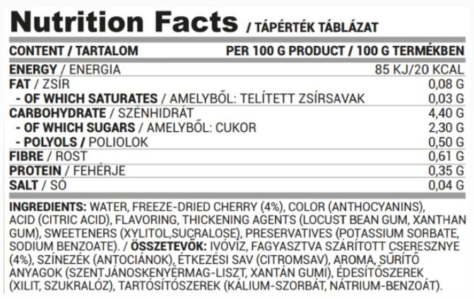 Cherry Fruit Jelly | Zero Sugar 300 грама - Feel You
