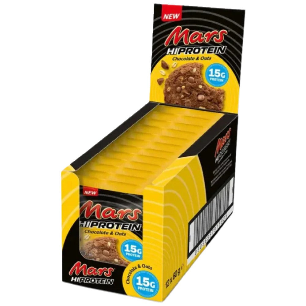 Mars High Protein Cookie - Chocolate & Oats - 12 x 60 грама