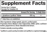 Glutathione LipoMicel Matrix 300 mg - 90 Гел капсули - Feel You