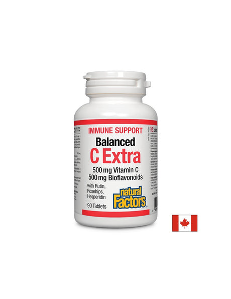 Immune Support Balanced C Extra 500 mg | With Bioflavonoids 500 mg - 90 Таблетки - Feel You