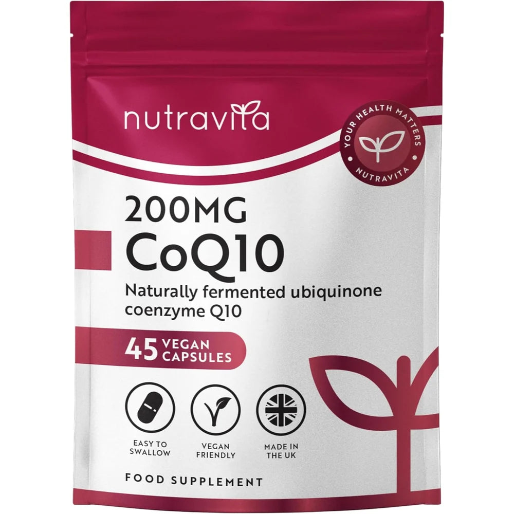 Коензим Q10 (CoQ10) 200 мг – 45 веган капсули