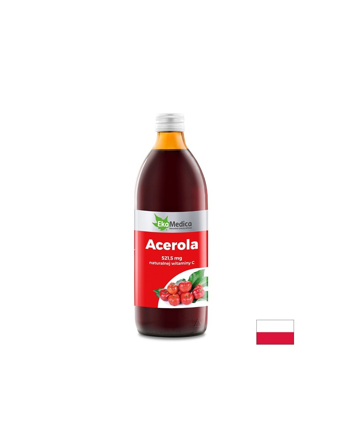 Имунитет - Ацерола (натурален витамин С), сироп 500 ml EkaMedica - Feel You