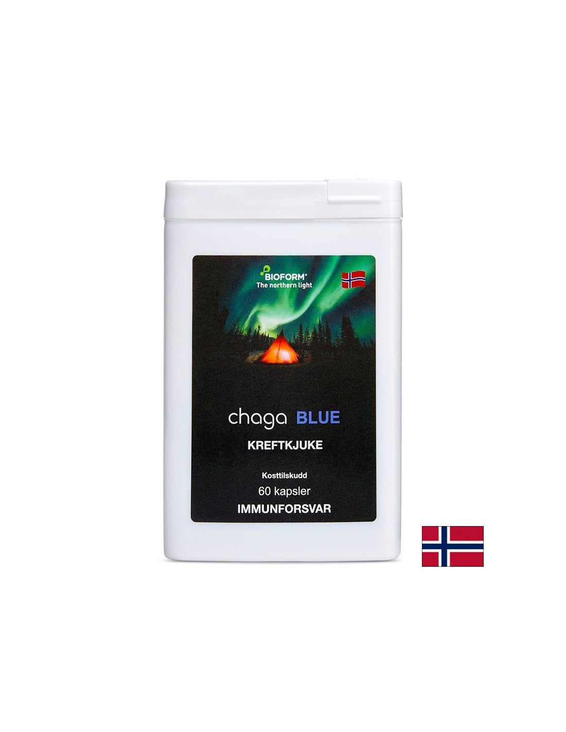 Immunity - Chaga + vitamin C, D3, zinc, bilberry and black empetrum, 60 capsules