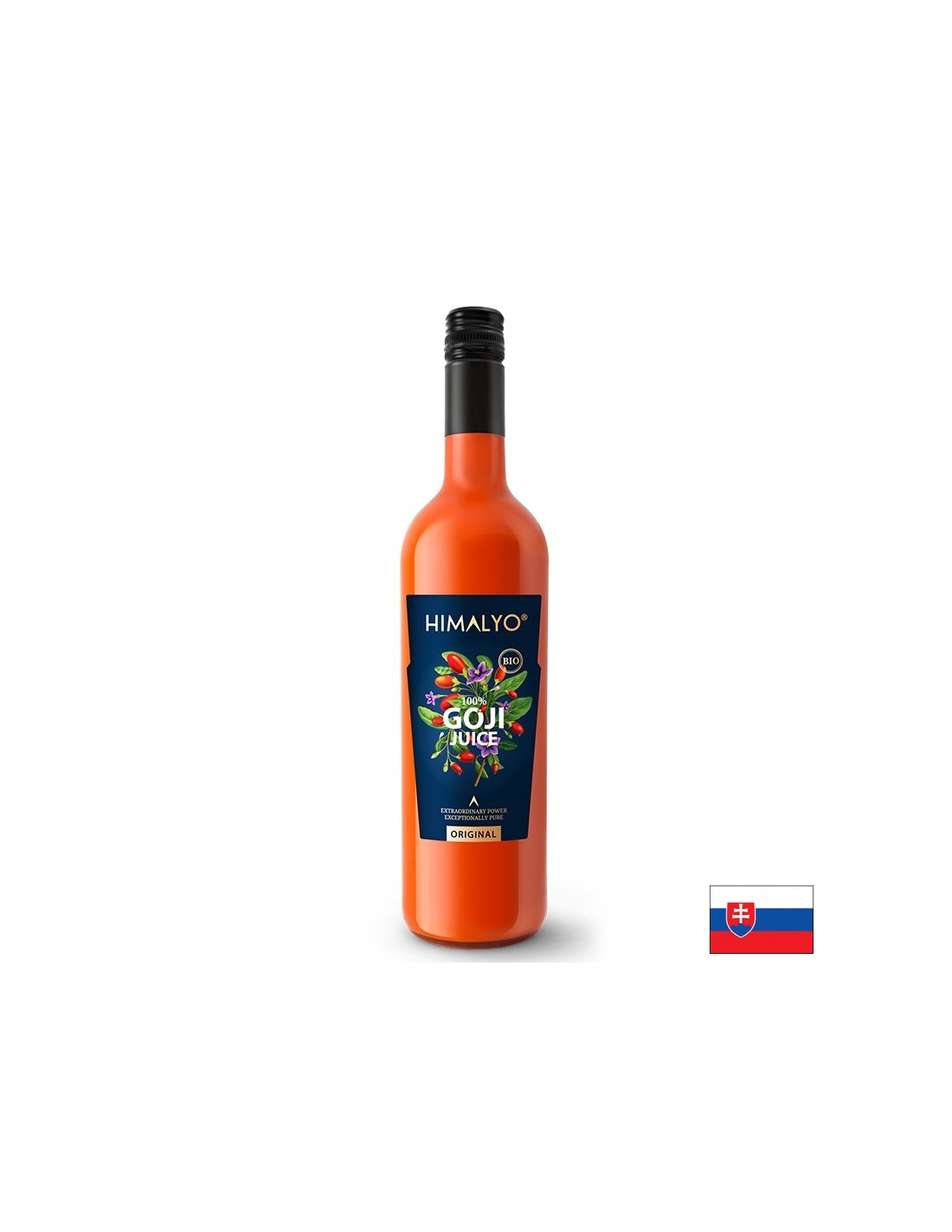 Organic goji berry juice - powerful antioxidant - For good vision and strong immunity 750 ml, 30 doses
