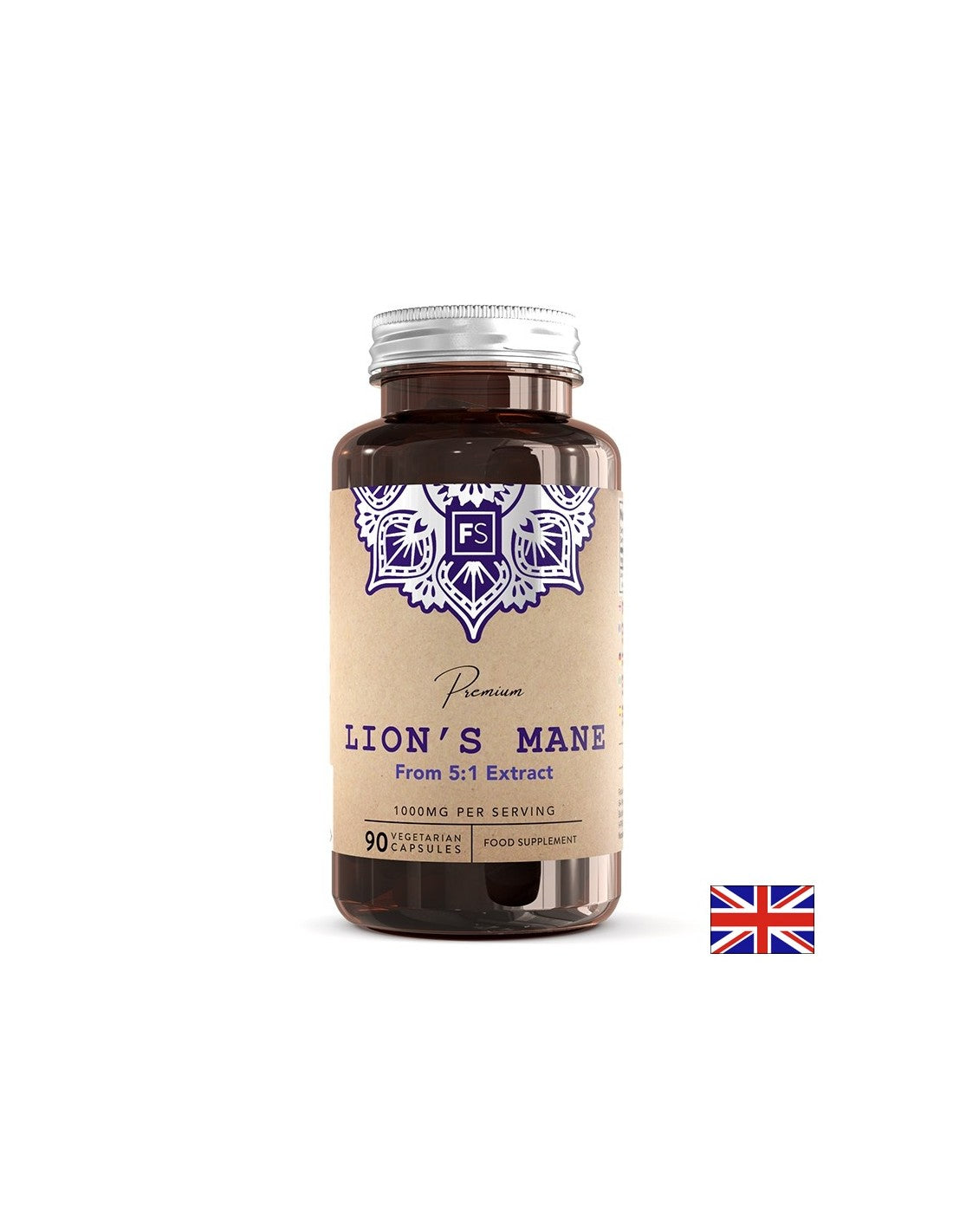 Immunity and brain function - Lion's Mane, 500 mg x 90 capsules