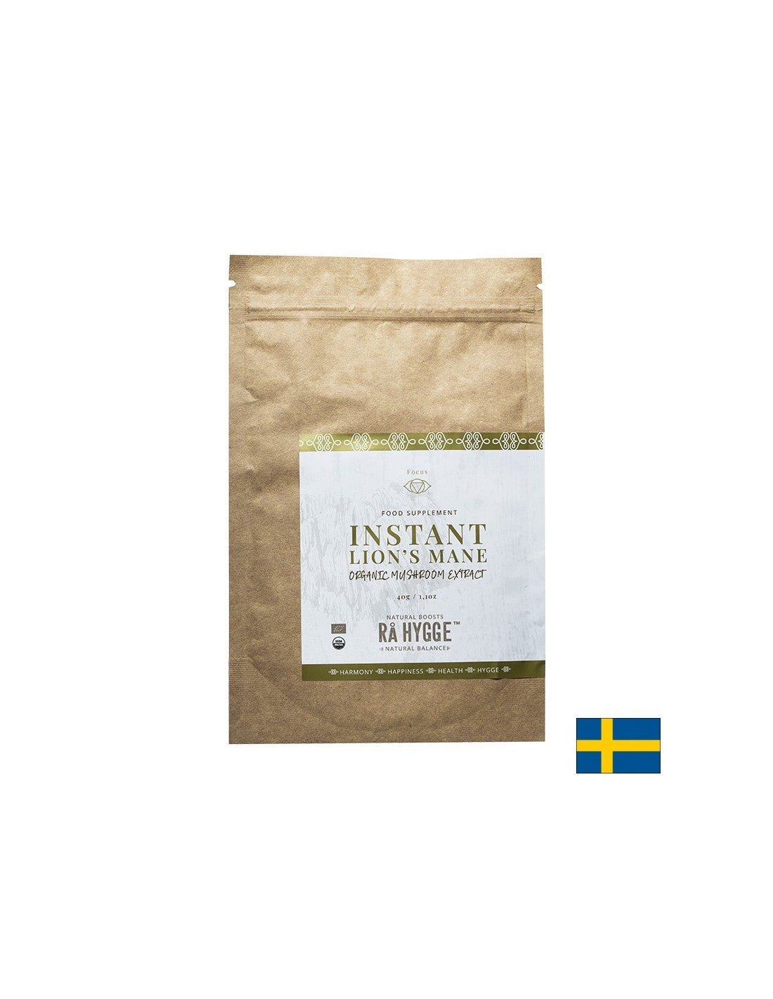 Lion's Mane BIO - for the brain and nervous system - 690 mg x 40 g, powder