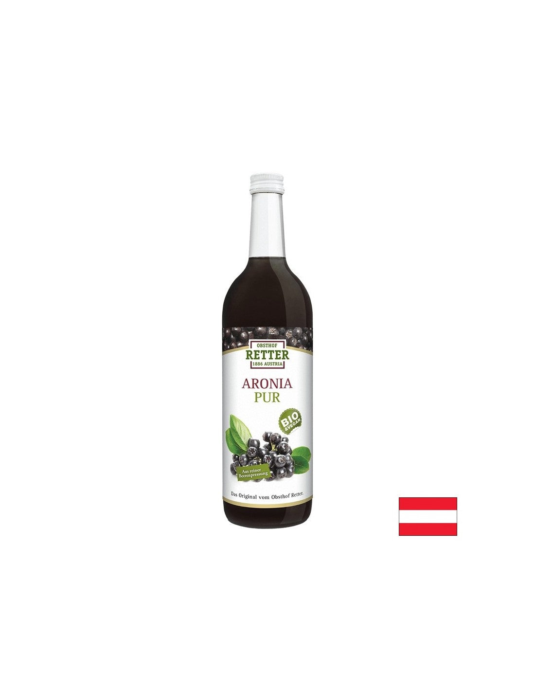 Имунитет и здраво сърце - Сок от Арония, БИО, 750 ml