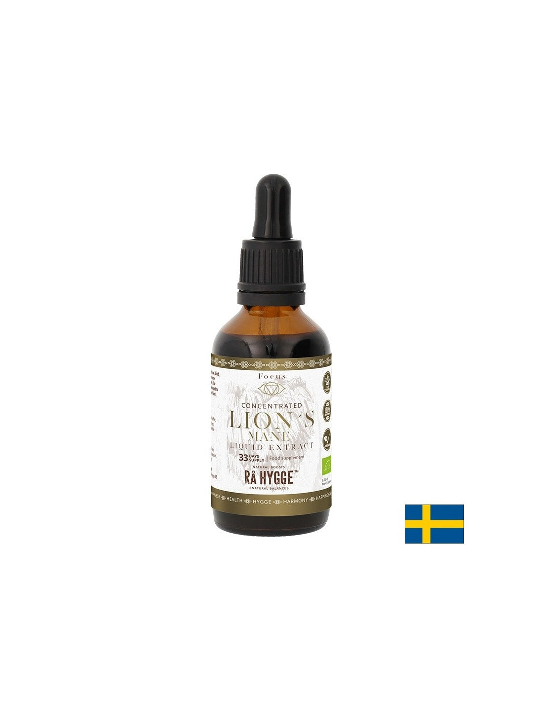 Lion's Mane BIO - for the brain and nervous system - Liquid extract, 100 ml, 33 doses