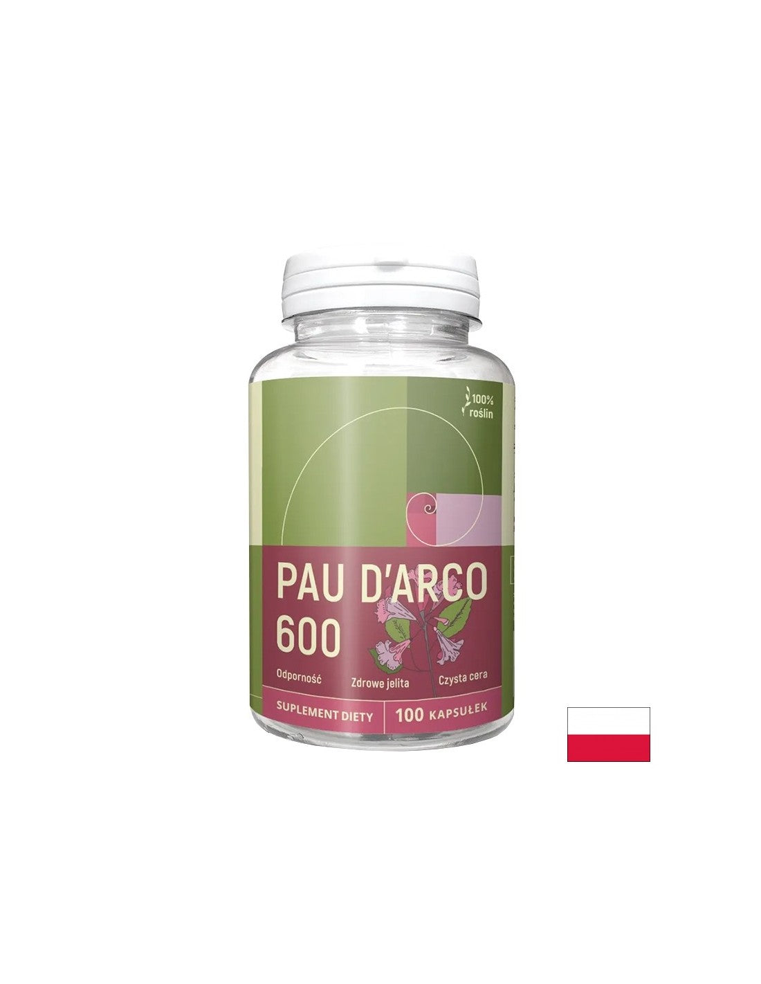 Имунитет - Пау Д‘Арко (Мравчено дърво), 600 mg х 100 капсули
