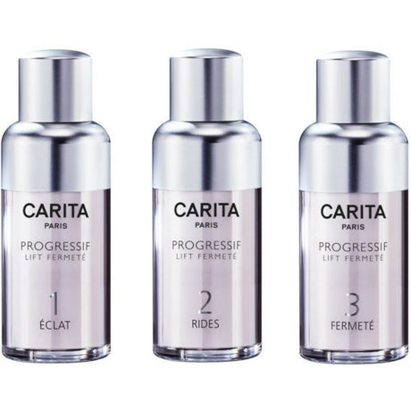 Jeunesse Originelle Set Carita Paris: Progressif Lift Fermete, AHA, Firming, Serum, For Face, 15 ml + Progressif Lift Fermete, AHA, Anti-Wrinkle, Serum, For Face, 15 ml + Progressif Lift Fermete, AHA, Anti-Ageing, Serum, For Face, 15 ml - Feel You