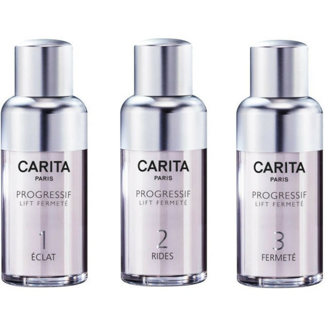 Jeunesse Originelle Set Carita Paris: Progressif Lift Fermete, AHA, Firming, Serum, For Face, 15 ml + Progressif Lift Fermete, AHA, Anti-Wrinkle, Serum, For Face, 15 ml + Progressif Lift Fermete, AHA, Anti-Ageing, Serum, For Face, 15 ml - Feel You