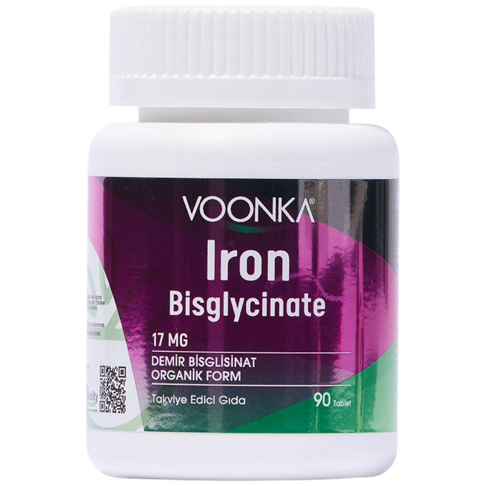 Iron Bisglycinate 17 mg - 90 Таблетки