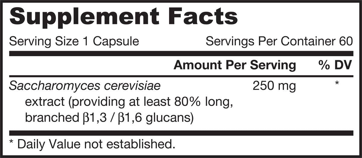 Beta Glucan 250 mg - 60 капсули - Feel You