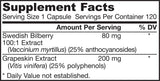 Bilberry + Grapeskin Polyphenols 280 mg - 120 капсули - Feel You