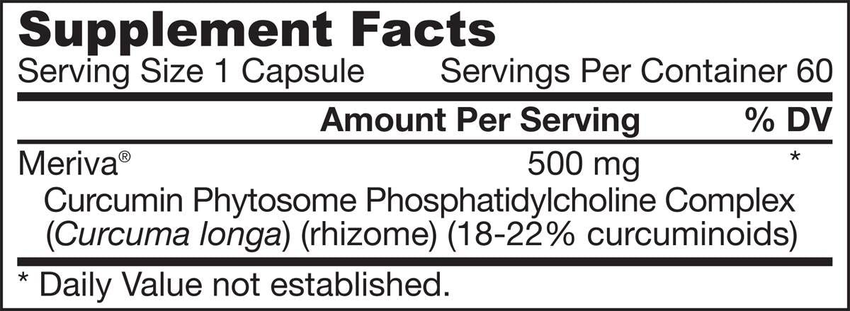 Curcumin Phytosome 500 mg | Meriva® - 60 капсули - Feel You