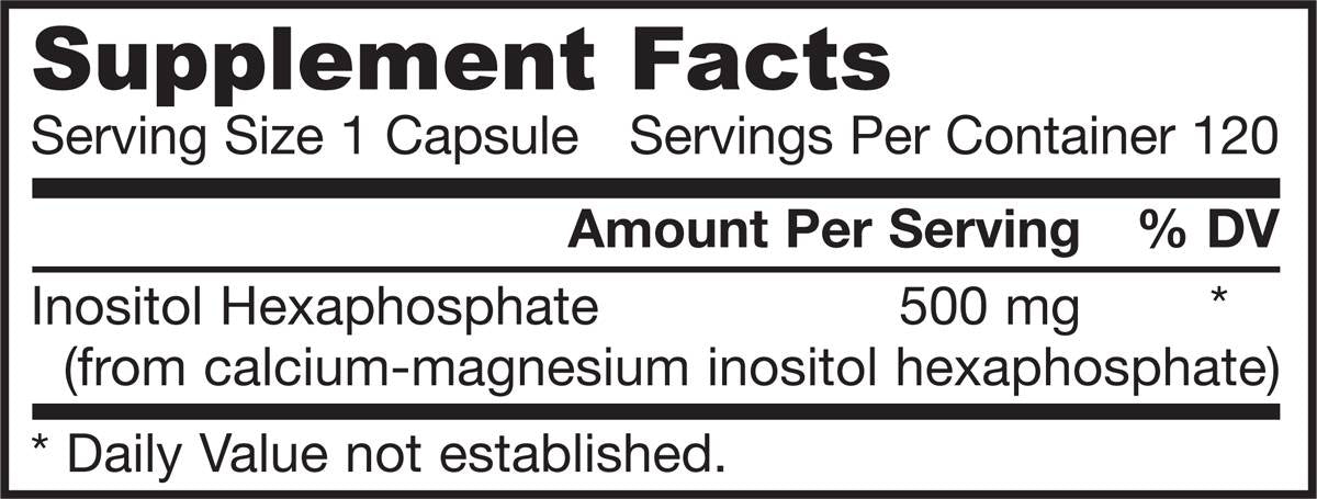 IP6 (Inositol Hexaphosphate) 500 mg - 120 капсули - Feel You