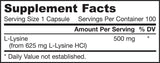 L-Lysine 500 mg - 100 капсули - Feel You