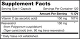 Resveratrol 100 mg - 60 капсули - Feel You