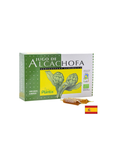 Jugo De Alcachofa/ Артишок (сок)/ Черен дроб и жлъчка, 20 ампули за пиене Artesania - Feel You