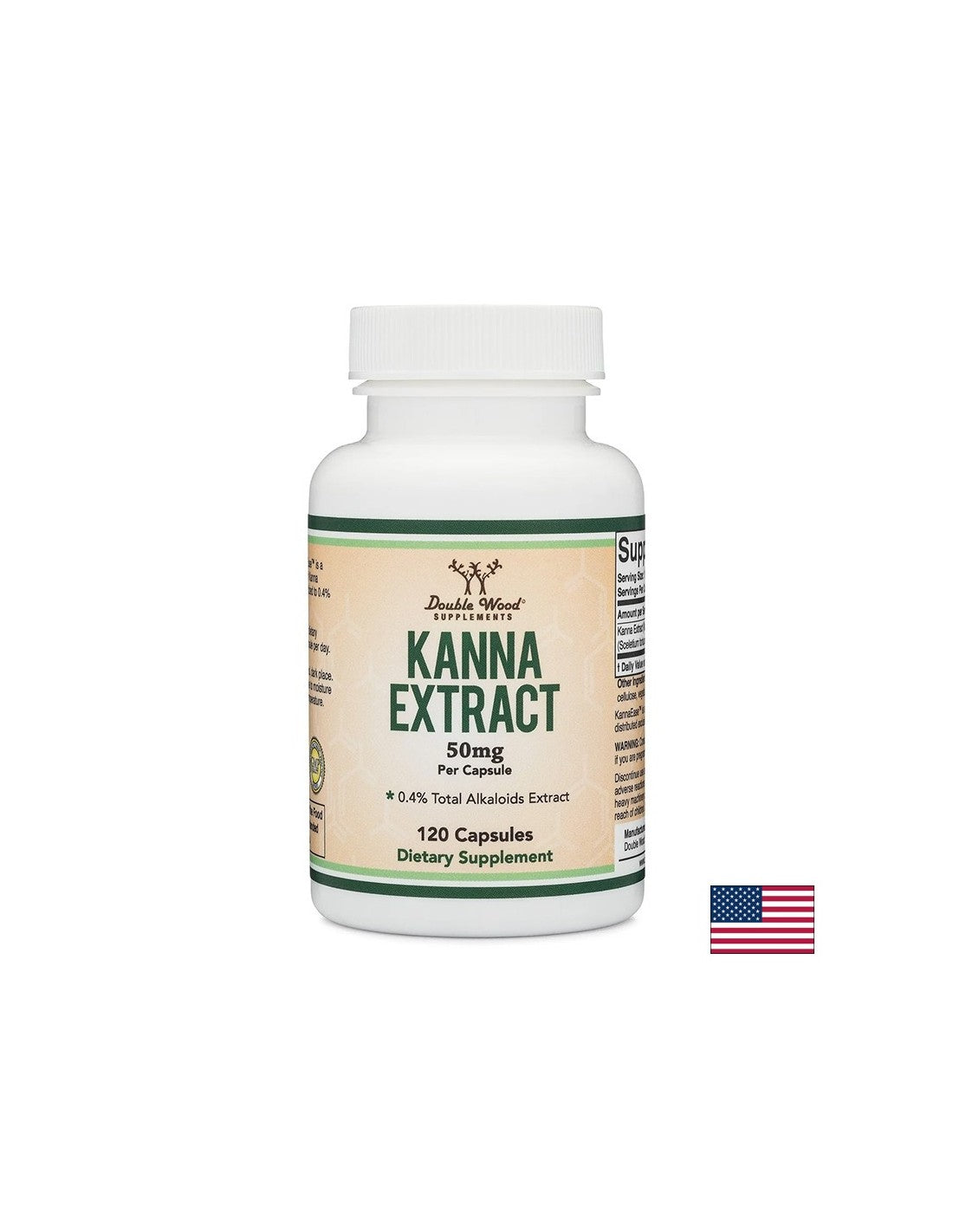 Kanna 50 mg – Calmness, mood and nervous system, 120 capsules