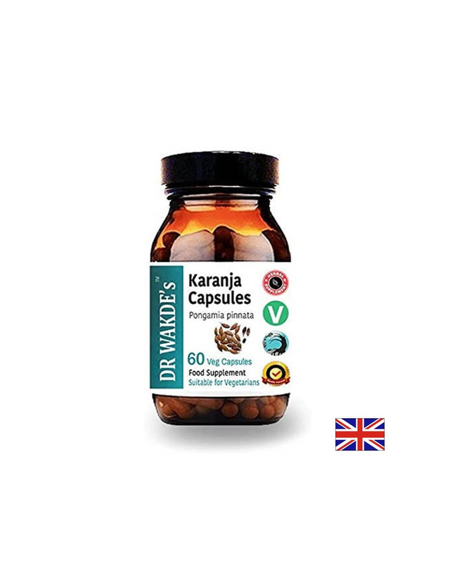 Каранджа (Pongamia pinnata) - при кожни проблеми, екземи, язви и акне, 60 капсули - Feel You