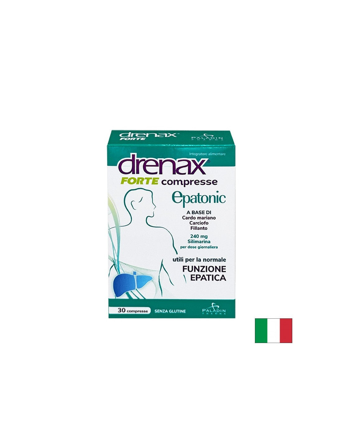 Liver and bile formula – hepatotonic - Drenax - Drenax® Forte – with milk thistle, artichoke and selenium, 30 tablets