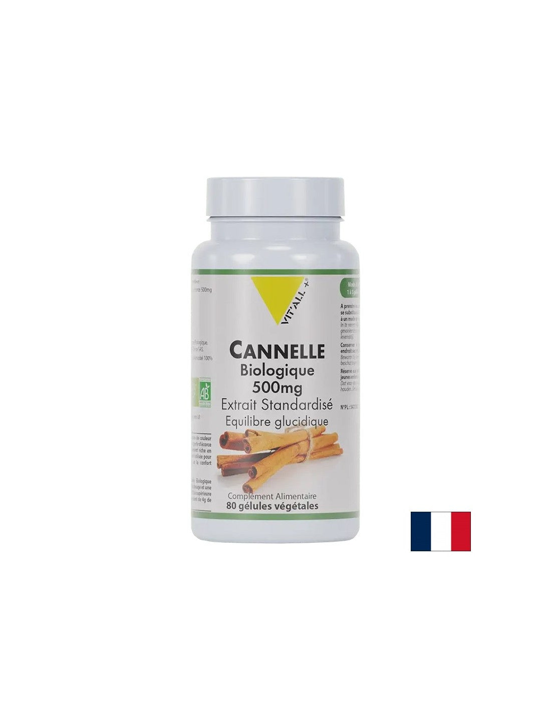 Blood Sugar Control - Ceylon Cinnamon, ORGANIC, 500 mg x 80 capsules