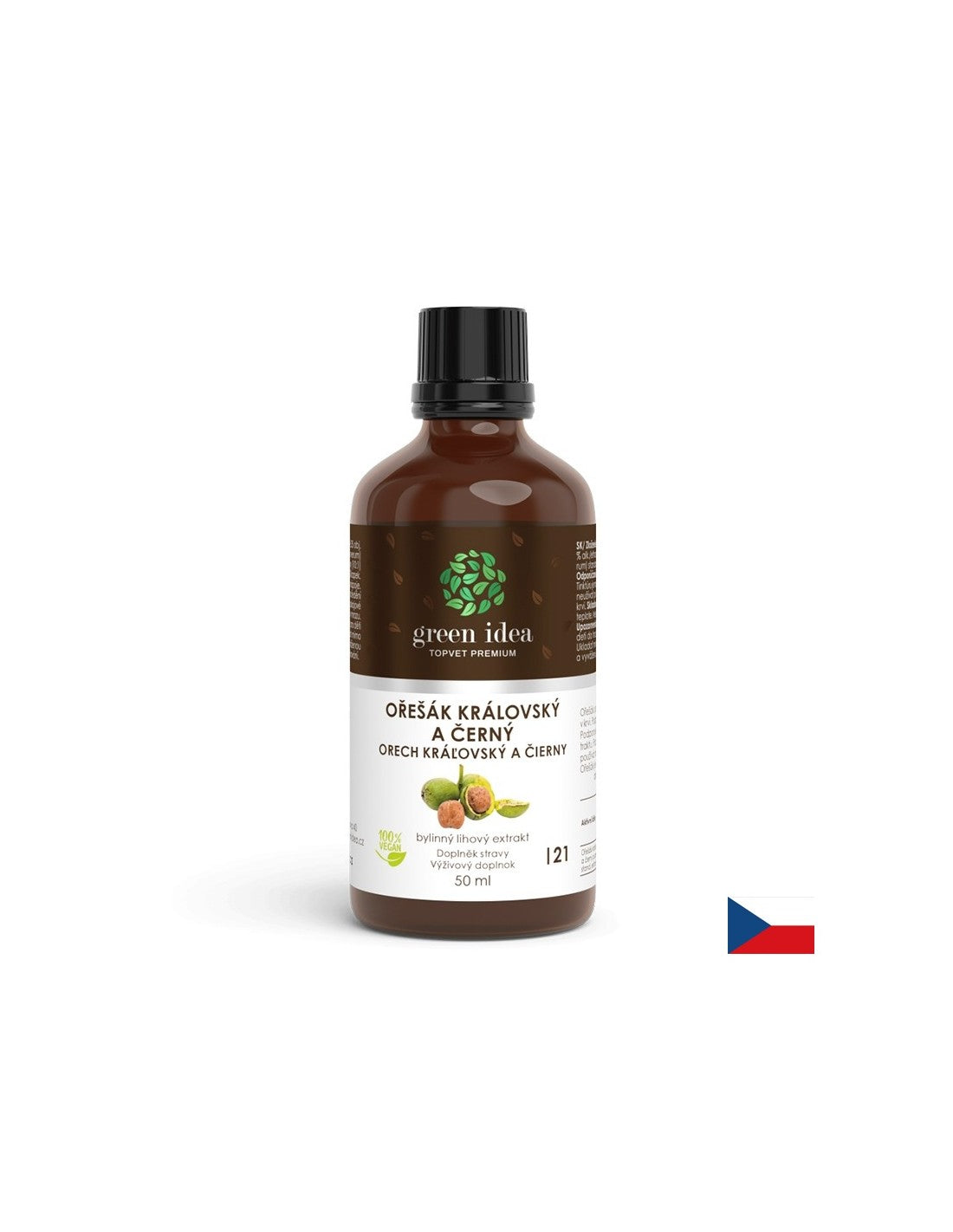 Blood sugar and cholesterol control - Walnut, 50 ml tincture