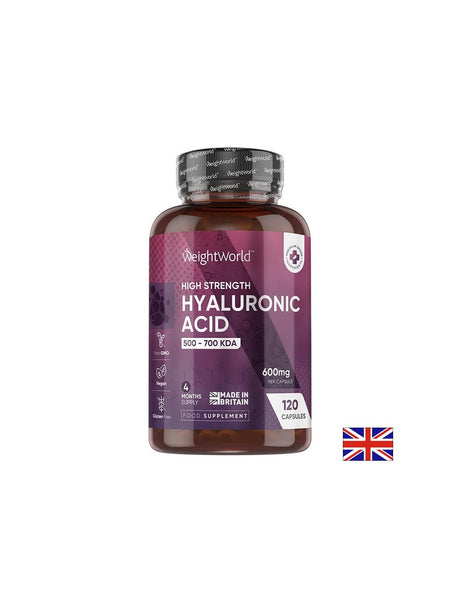 Коса, кожа, нокти - Хиалуронова киселина, 600 mg х 120 капсули - Feel You