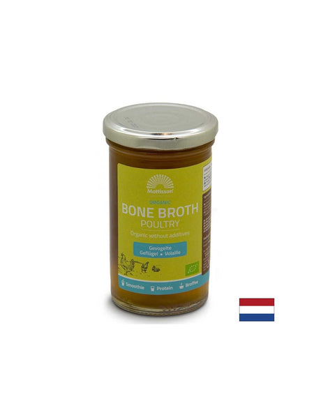 Костен бульон от домашни птици Био, 240 ml Mattisson Healthstyle - Feel You