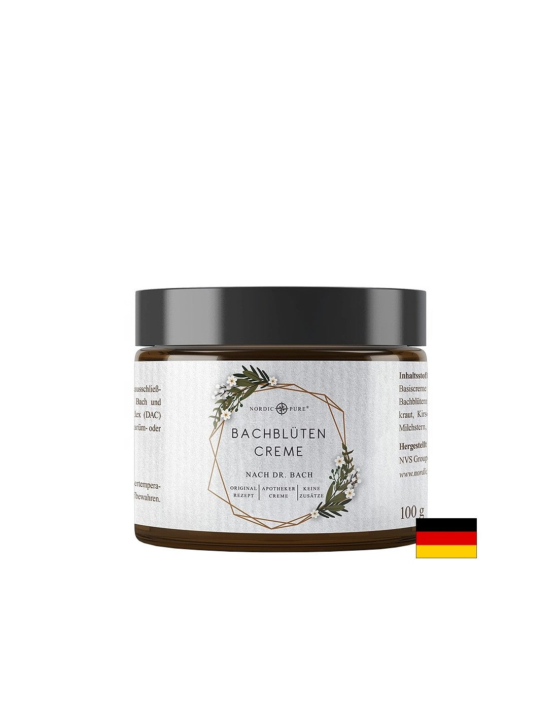 Cream with flower essences - According to the method of Dr. Bach, 100 g