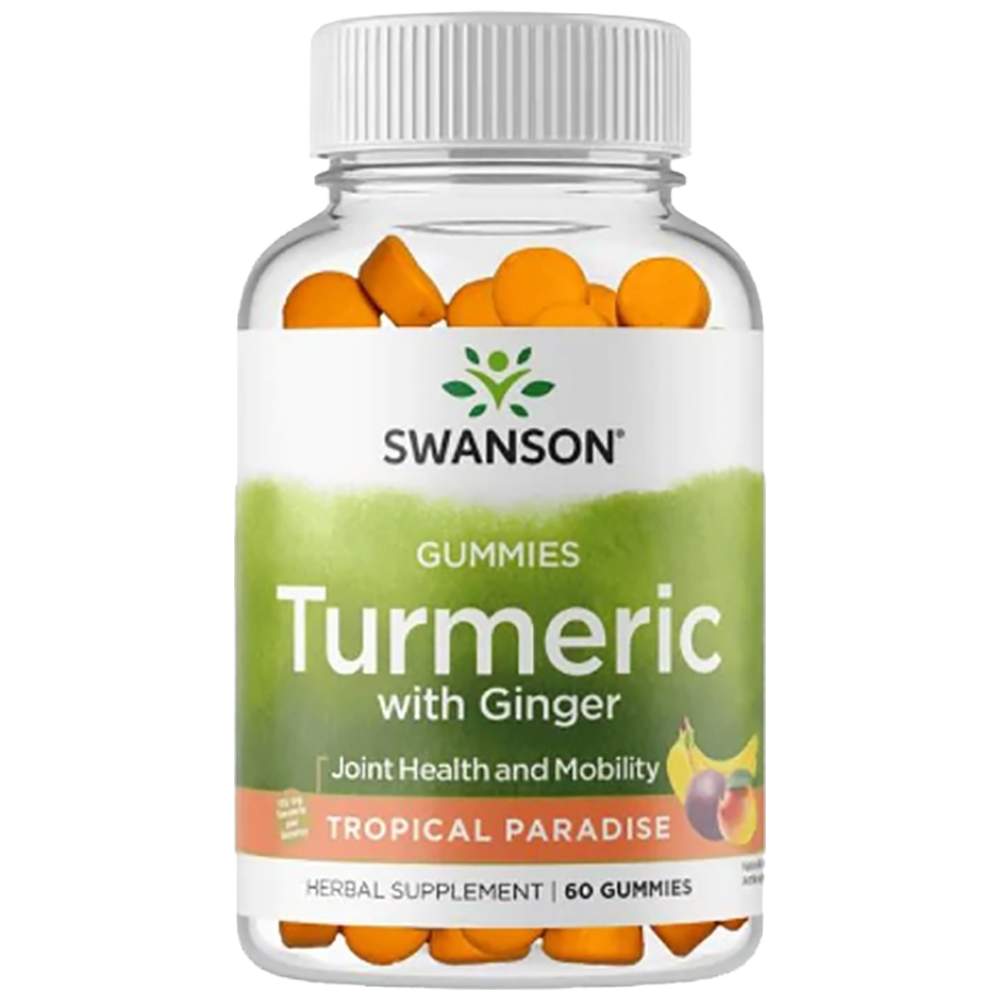 Turmeric with Ginger Gummies - Tropical Paradise 60 желирани бонбони - Feel You
