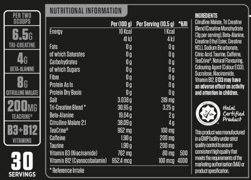 ABE Sample Sachet | All Black Everything Pre-Workout - 12.5 грама - Feel You