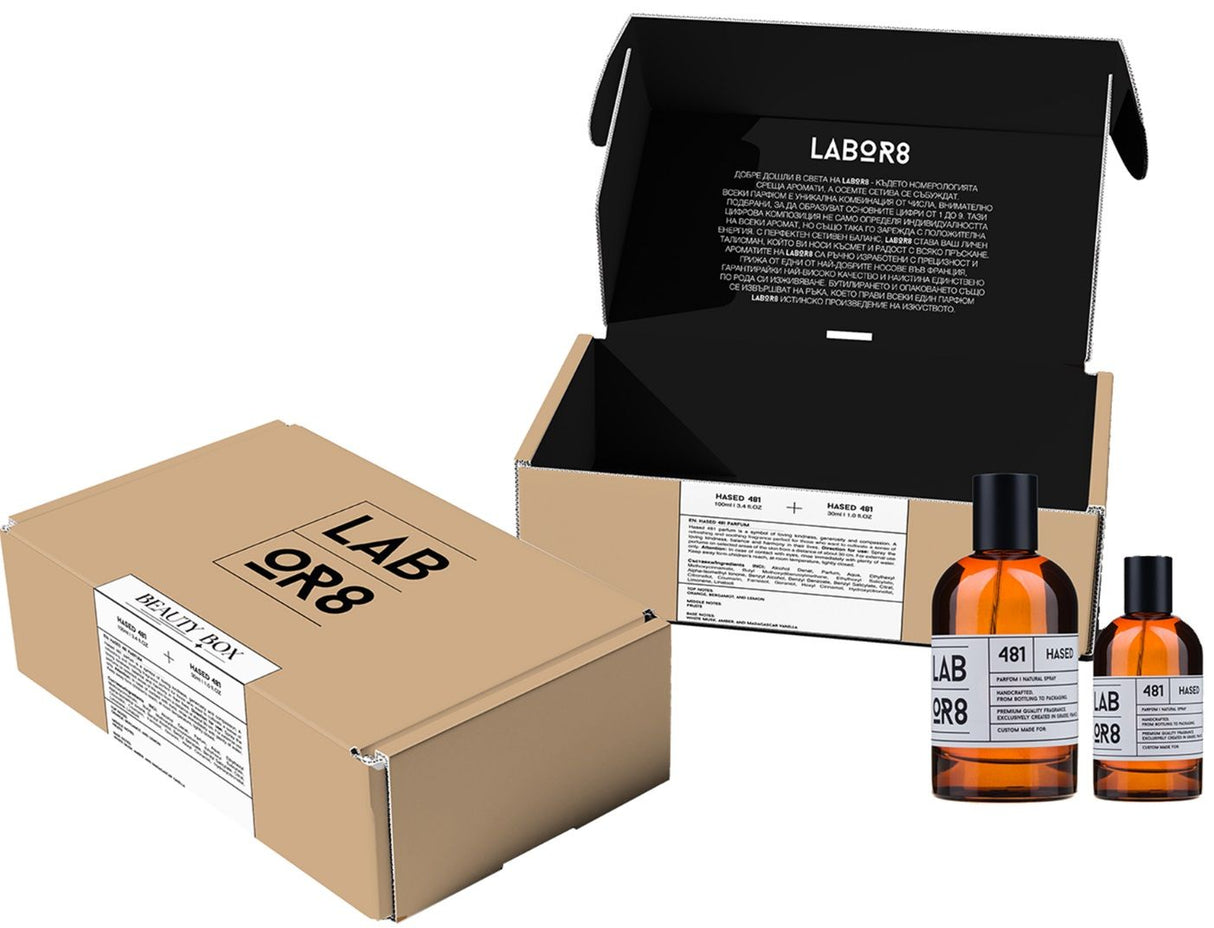 LABOR8 HASED 481 EDP 100 ml + HASED 481 EDP 30 ml