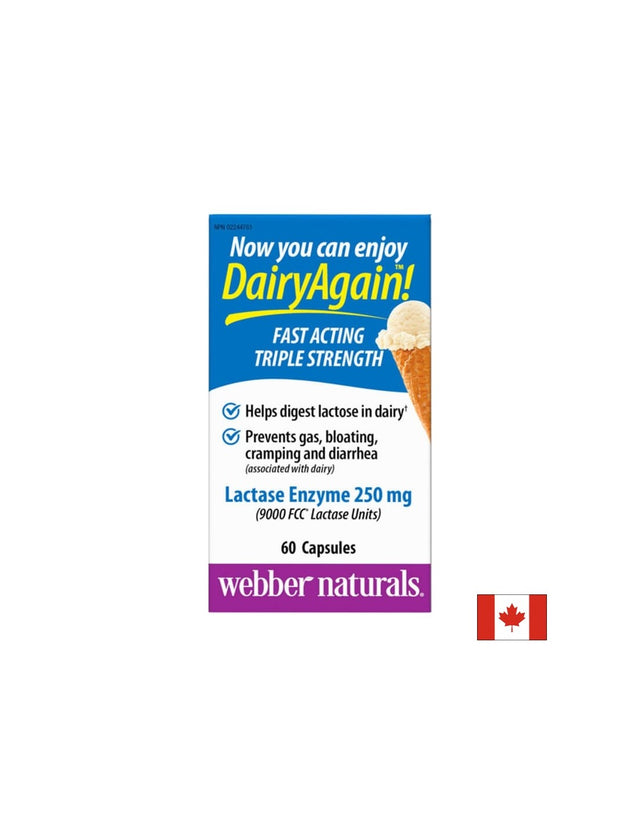 Lactase Enzyme - Лактаза ензим, 60 капсули - Feel You